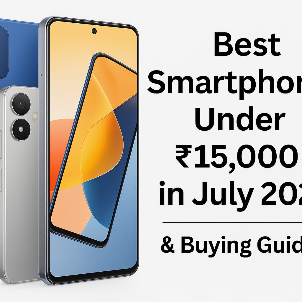 Best Smartphones Under ₹15,000 in July 2025 – Full Specs & Buying Guide