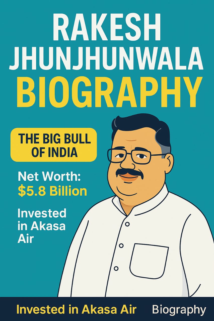 Rakesh Jhunjhunwala Biography – The Big Bull of India’s Stock Market