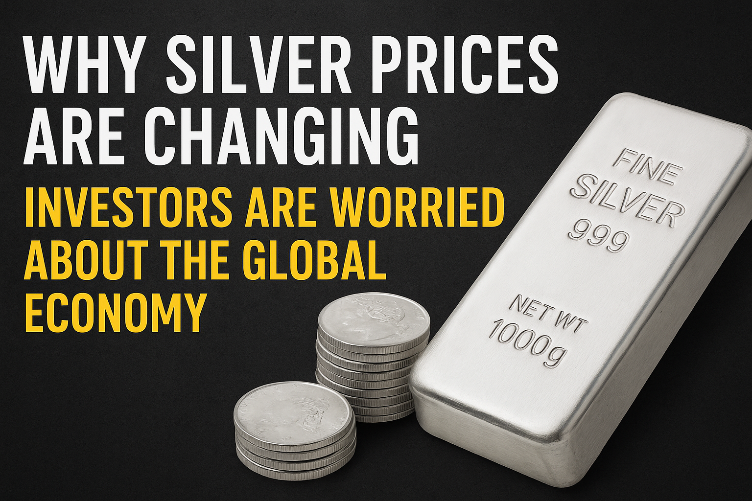Why Silver Prices Are Changing — Investors Are Worried About the Global Economy